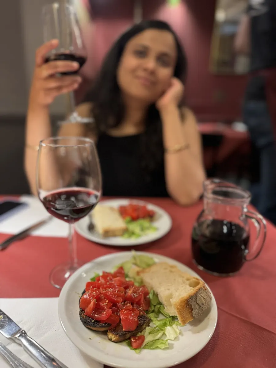Day 2, 21:47, Dinner trattoria